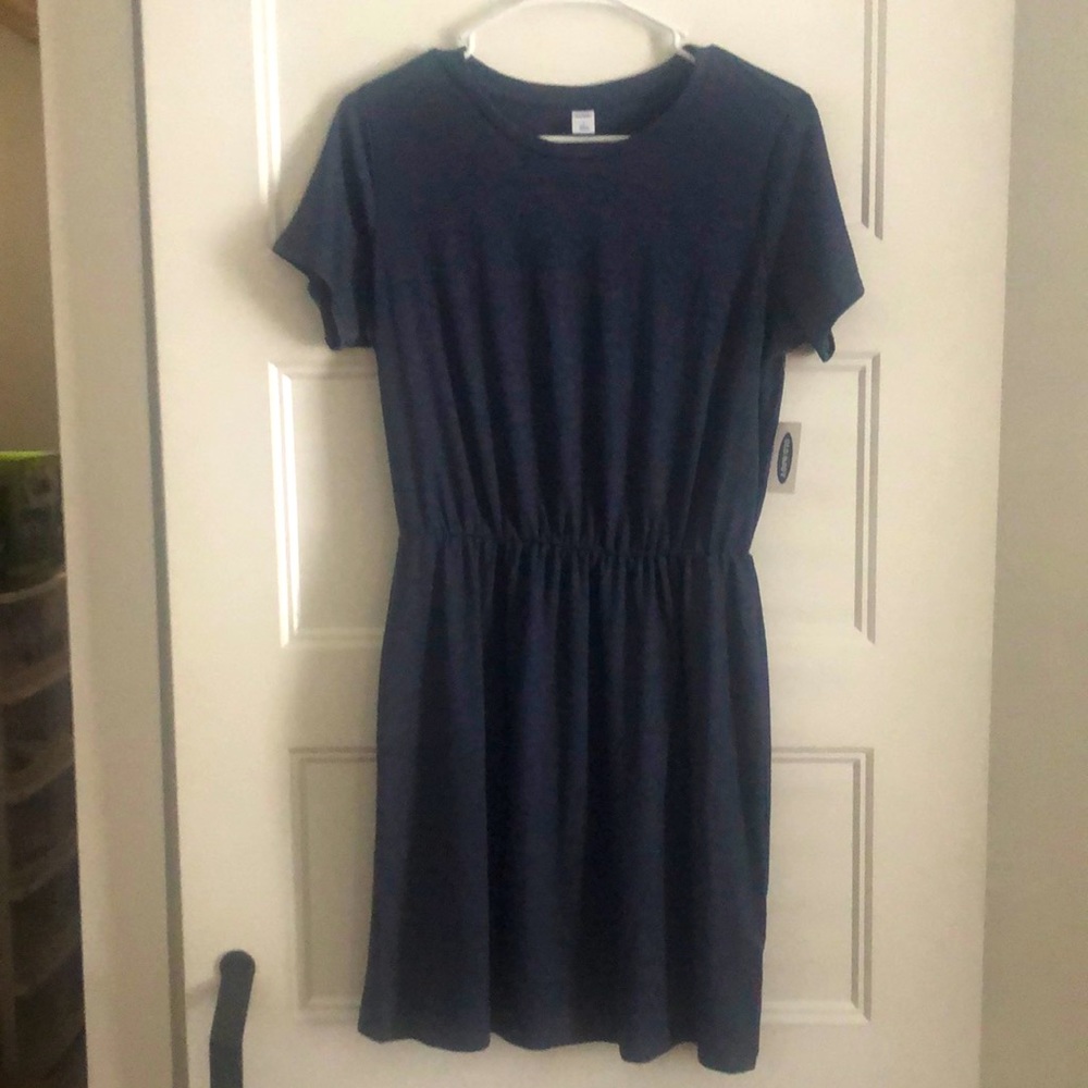 NWT Old Navy Slub Knit T-Shirt Dress, size small